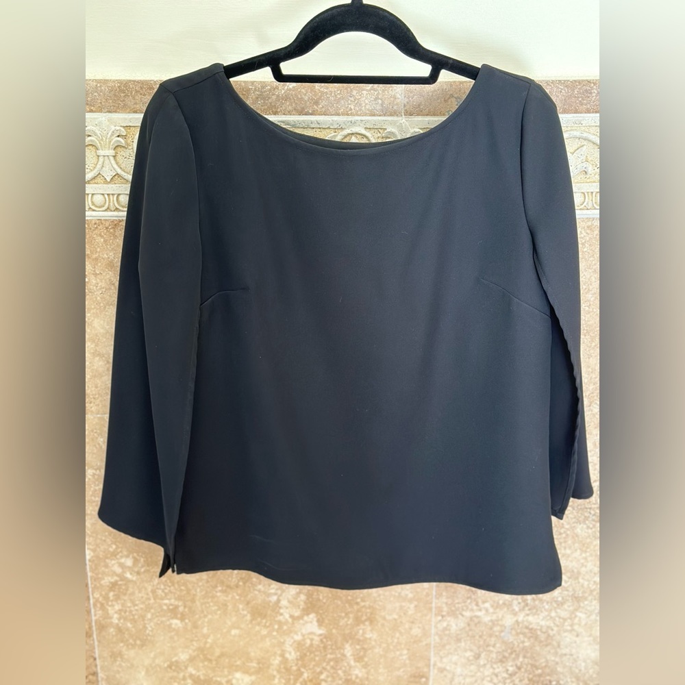 Cape blouse by Nine West suit separates size 6 classic black